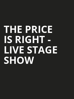 The Price Is Right Live Stage Show, Dreyfoos Concert Hall, West Palm Beach